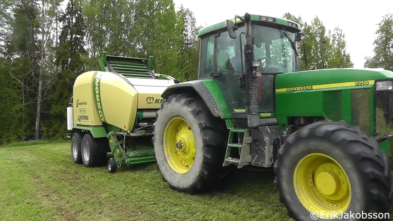 Third field getting baled