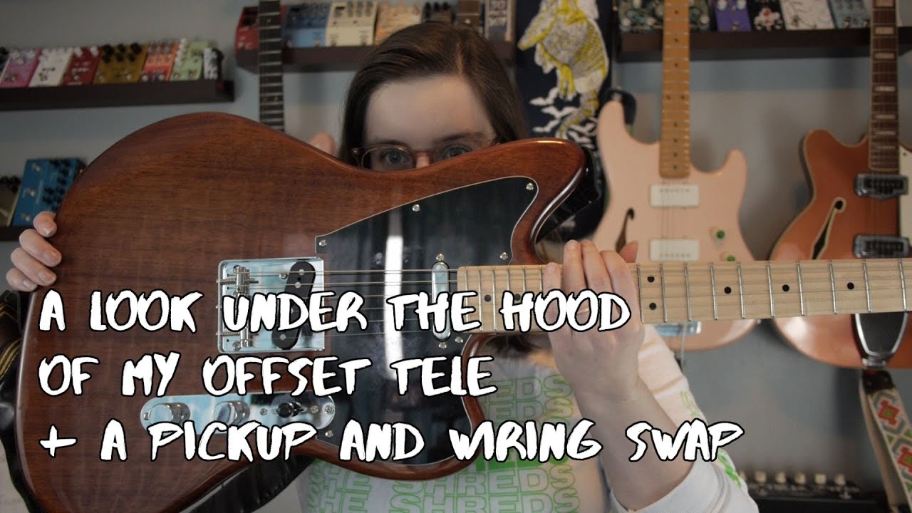 Under the Squier Paranormal Offset Tele Hood and a Pickup and Wiring Update