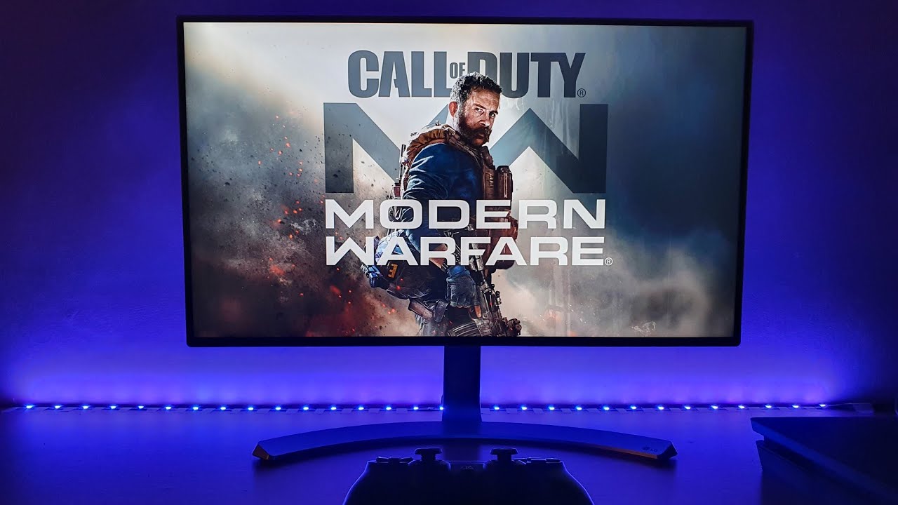 COD Modern Warfare Campaign Gameplay PS4 Slim (1080P LG Monitor)
