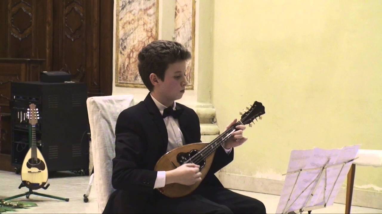 Gabriele Vivante - Mandolino, 1° premio assoluto di categoria. - 