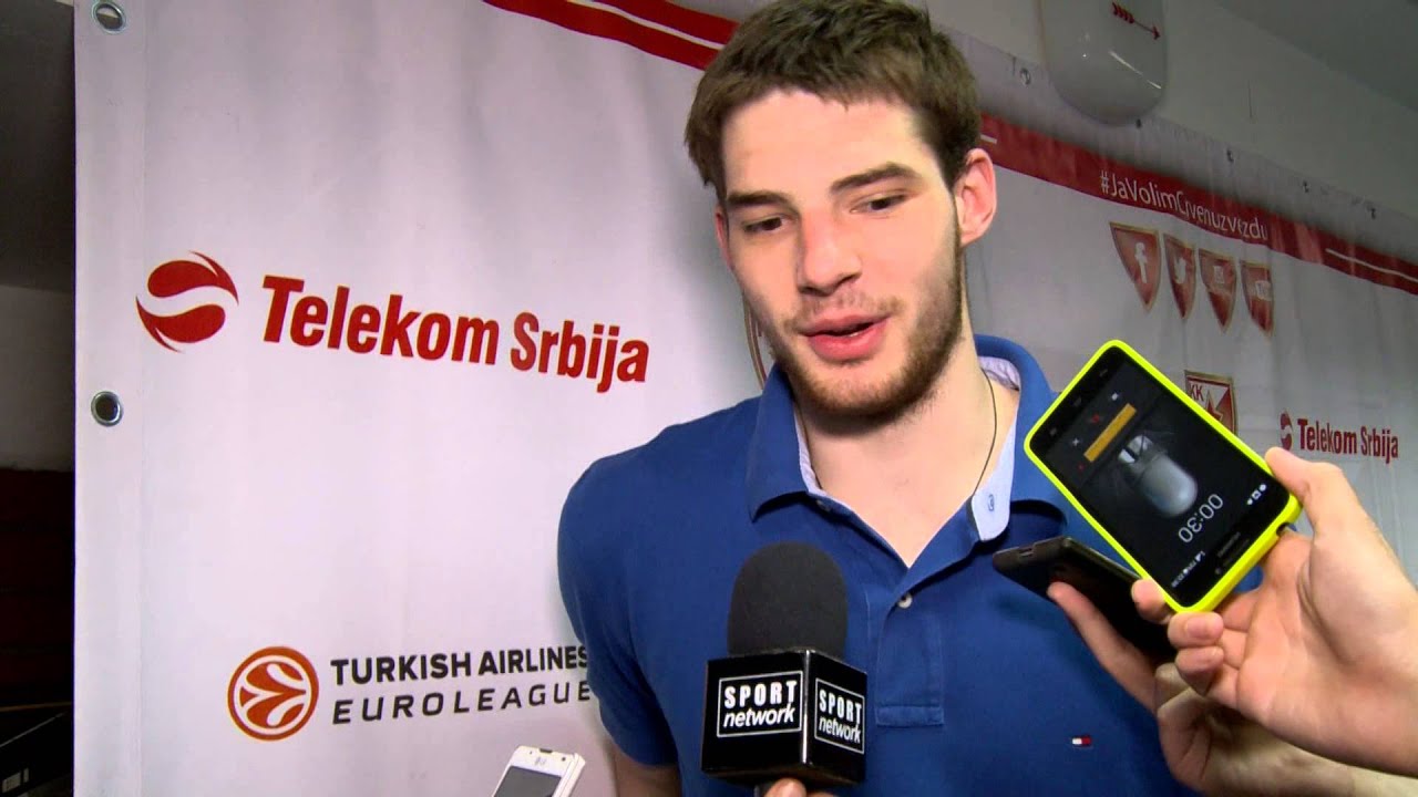 Marko Tejić after the Game 2 of the ABA finals against Cedevita