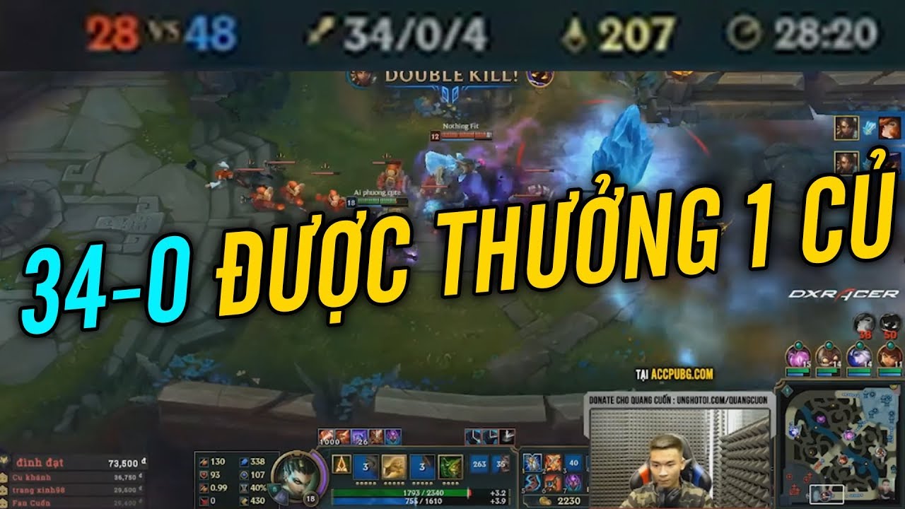 Quang Cuốn Nidalee Cuồng Sát 34-0 Được Sếp Thưởng Donate 1.000.000