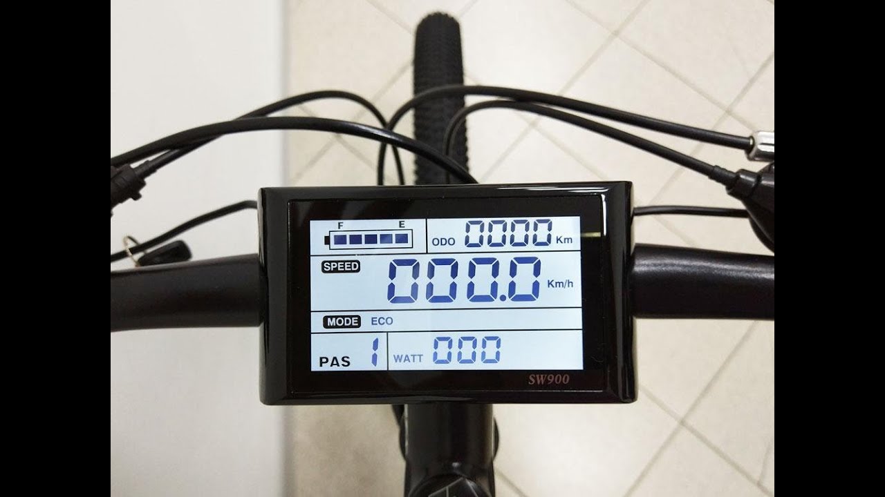 Сборка электровелосипеда 1000Вт с дисплеем SW900