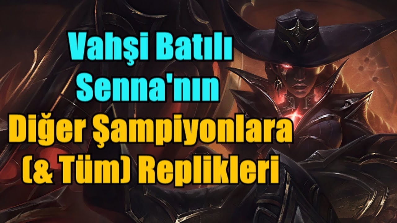 Vahşi Batılı Senna'nın Diğer Şampiyonlara (& Tüm) Replikleri !