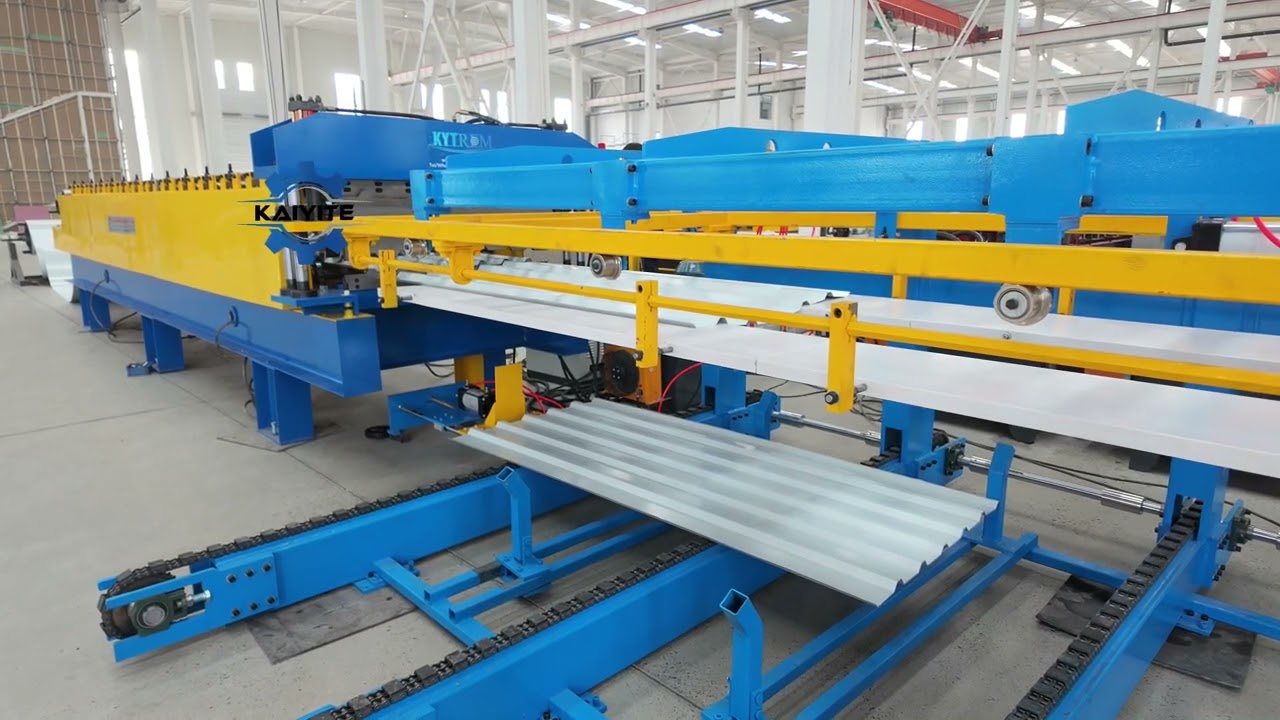 double-layer  roofing sheet roll forming machine