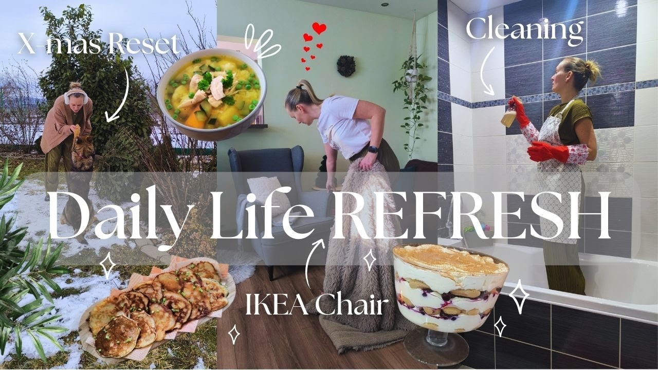 Daily Life Refresh in SVK 🇸🇰 | inTHEmiddle of unpacking IKEA Chair | Cooking | Cleaning | Organizing
