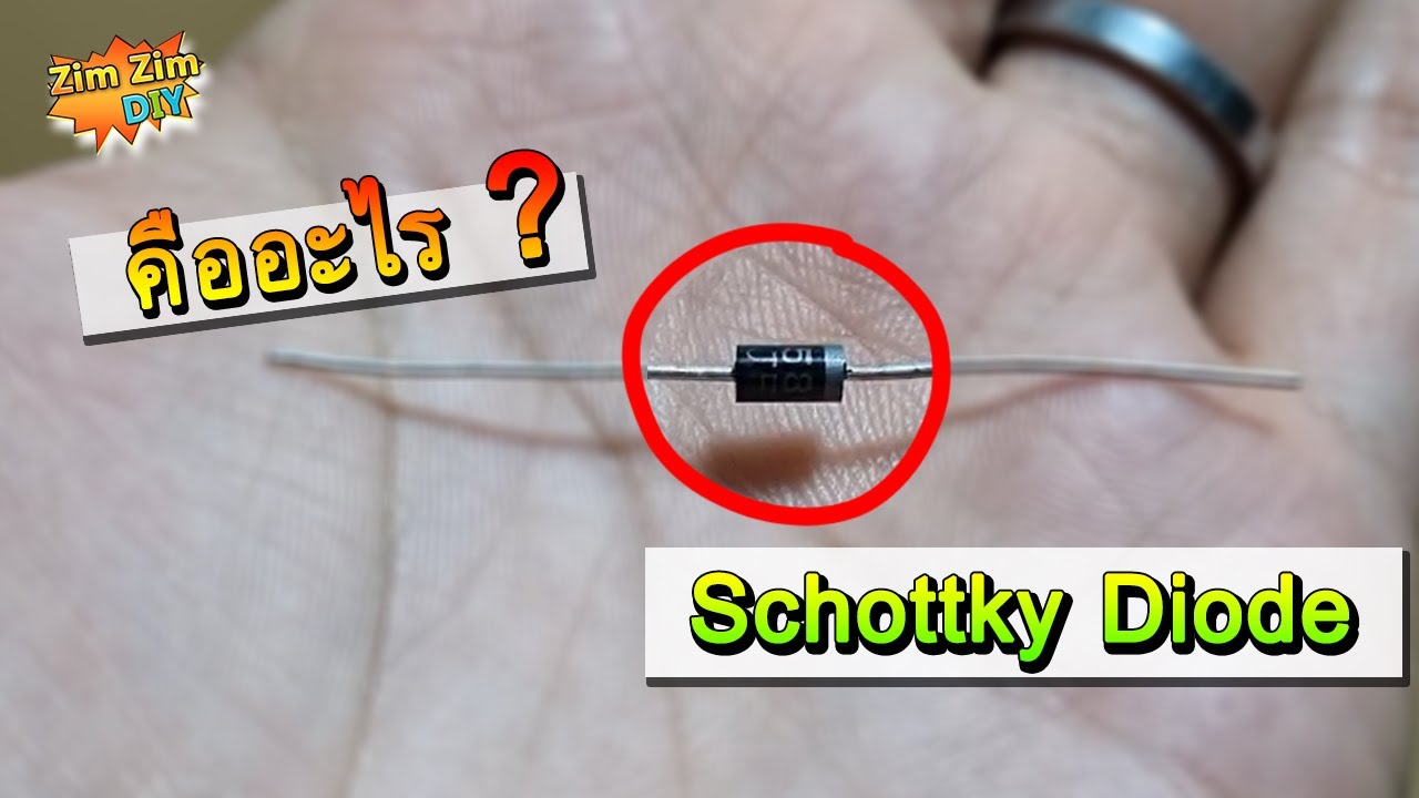 Schottky Diode คืออะไร ? ช็อตกี้ไดโอด ทำงานอย่างไร ?