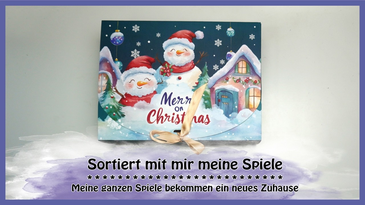 🖤💜 Meine ganzen Spiele sortieren und ihnen ein neues Zuhause geben | Sparspiele und Challenges 💜🖤