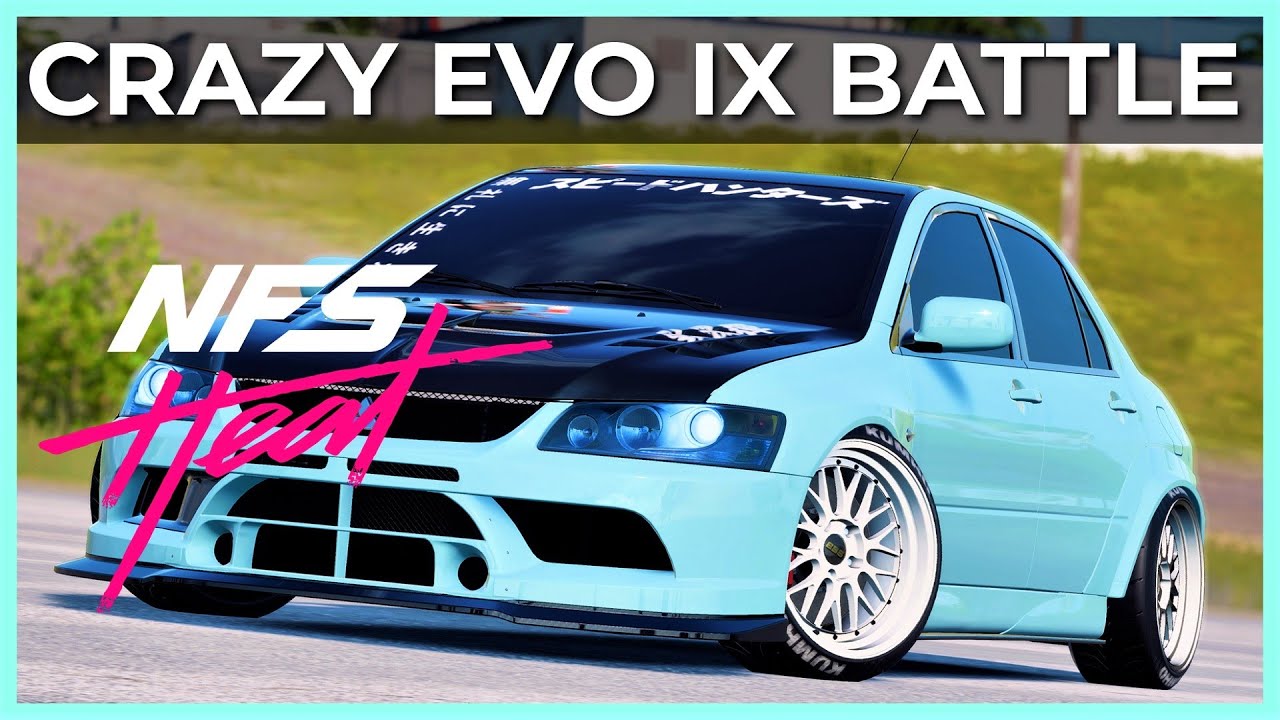 Need for Speed: Heat | Crazy Evo IX battle in online race | Sonic | (NFS Heat)