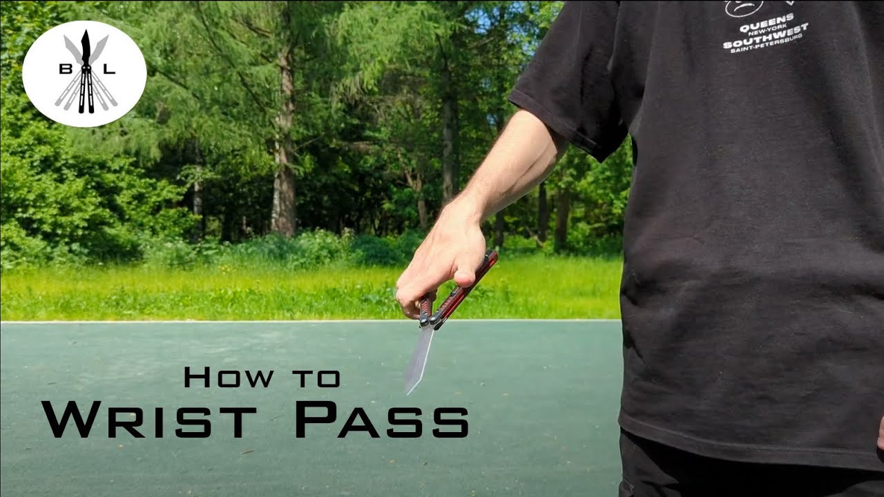 Wrist Pass - Learn the Easy Butterfly Knife Trick for Beginners | How to Wrist Pass for Beginners