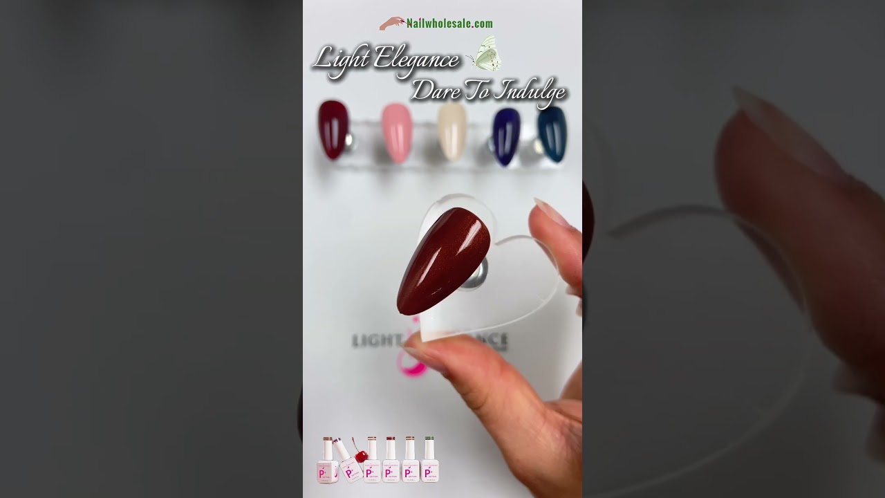 Fresh shades to level up your nail game #lightelegance #FallWinterNails #NailGoals #nailwholesale