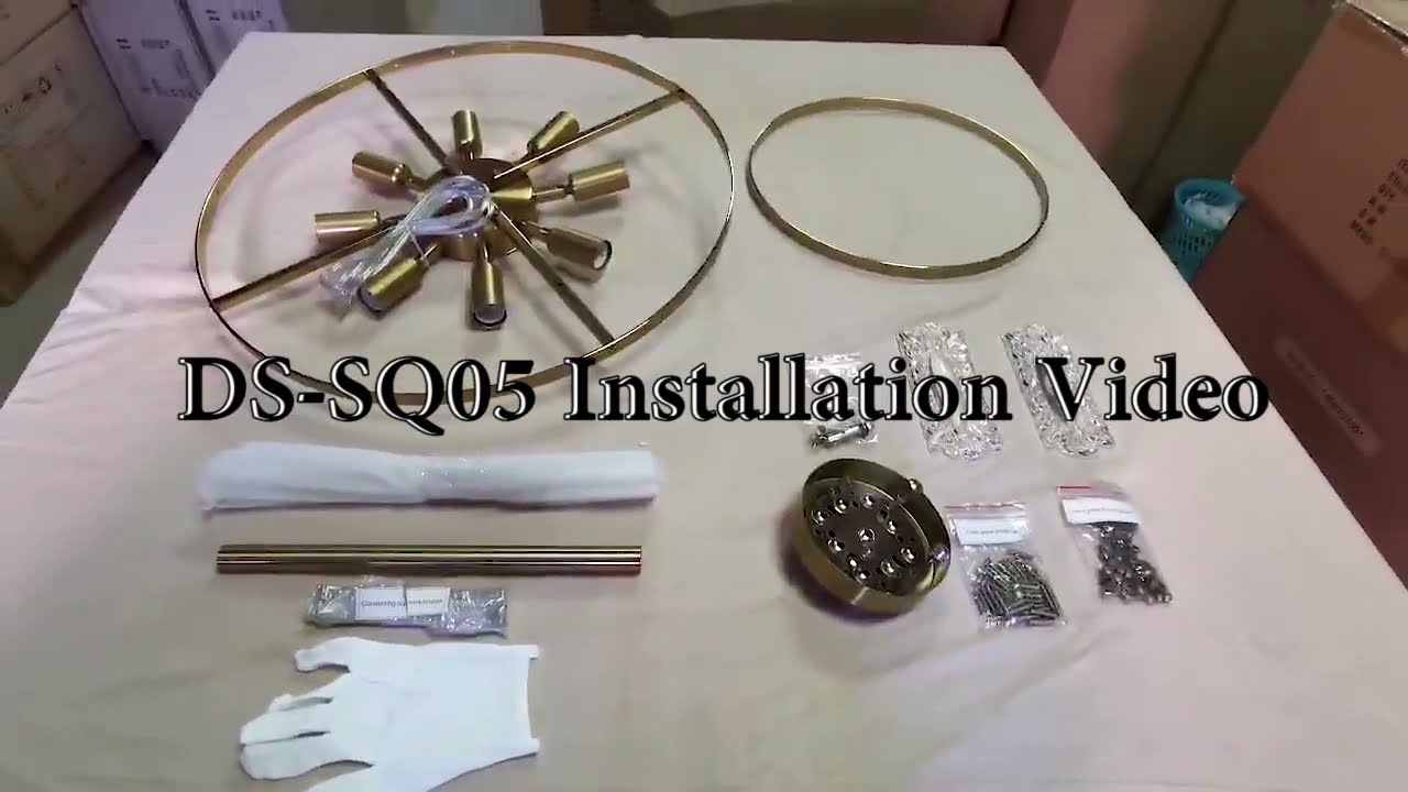 DS-SQ05 Crystal light installation video
