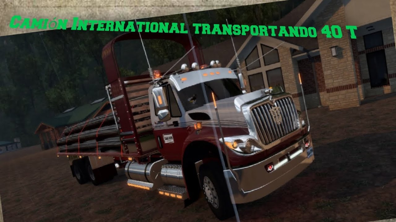 Camión International transportando 40 T de varilla por lomas y trochas Colombianas 🇨🇴