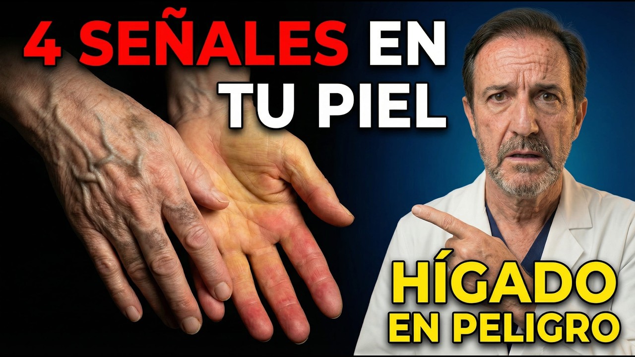 4 señales en tu piel que indican que tu hígado necesita ayuda urgente