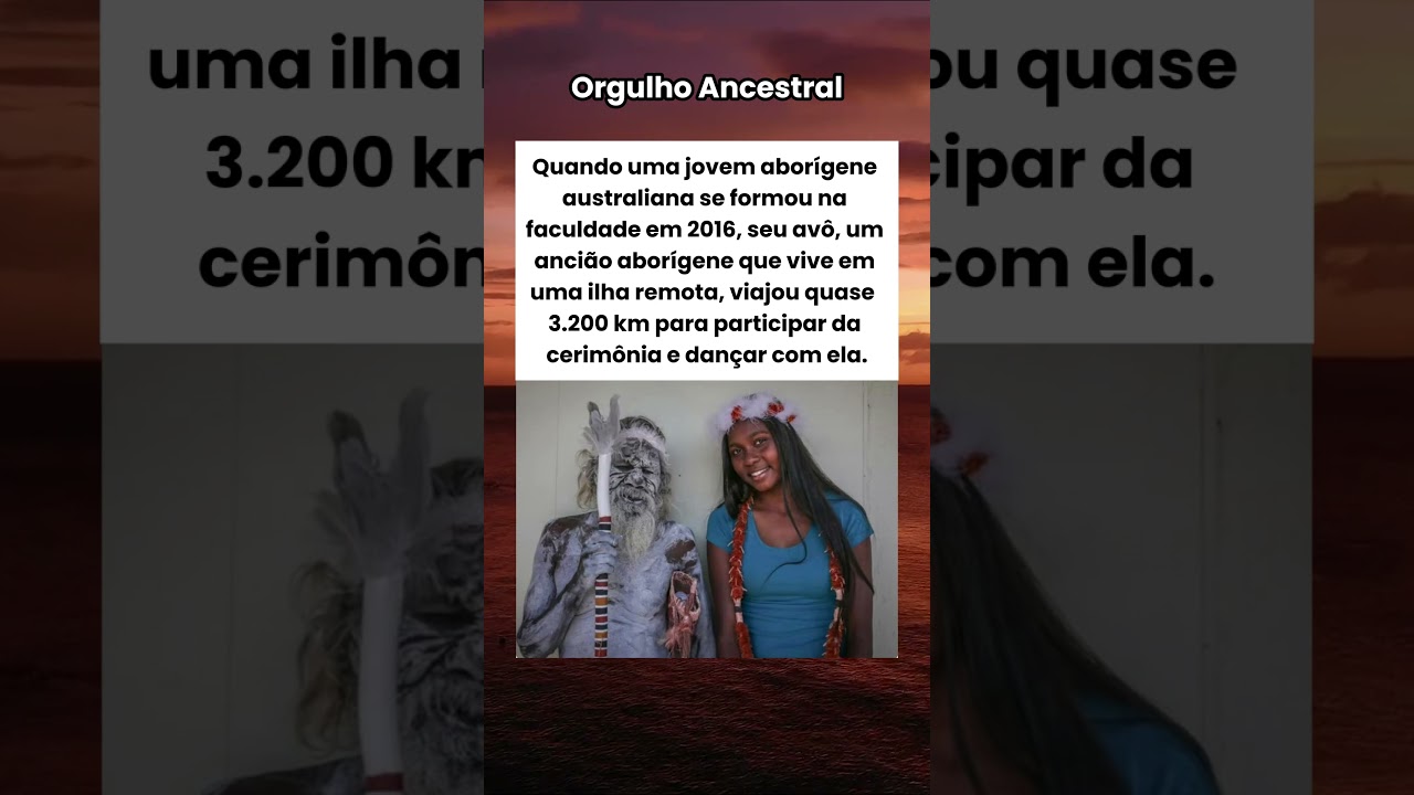 Anci&atilde;o abor&iacute;gene atravessa a Austr&aacute;lia para dan&ccedil;ar na formatura da neta
