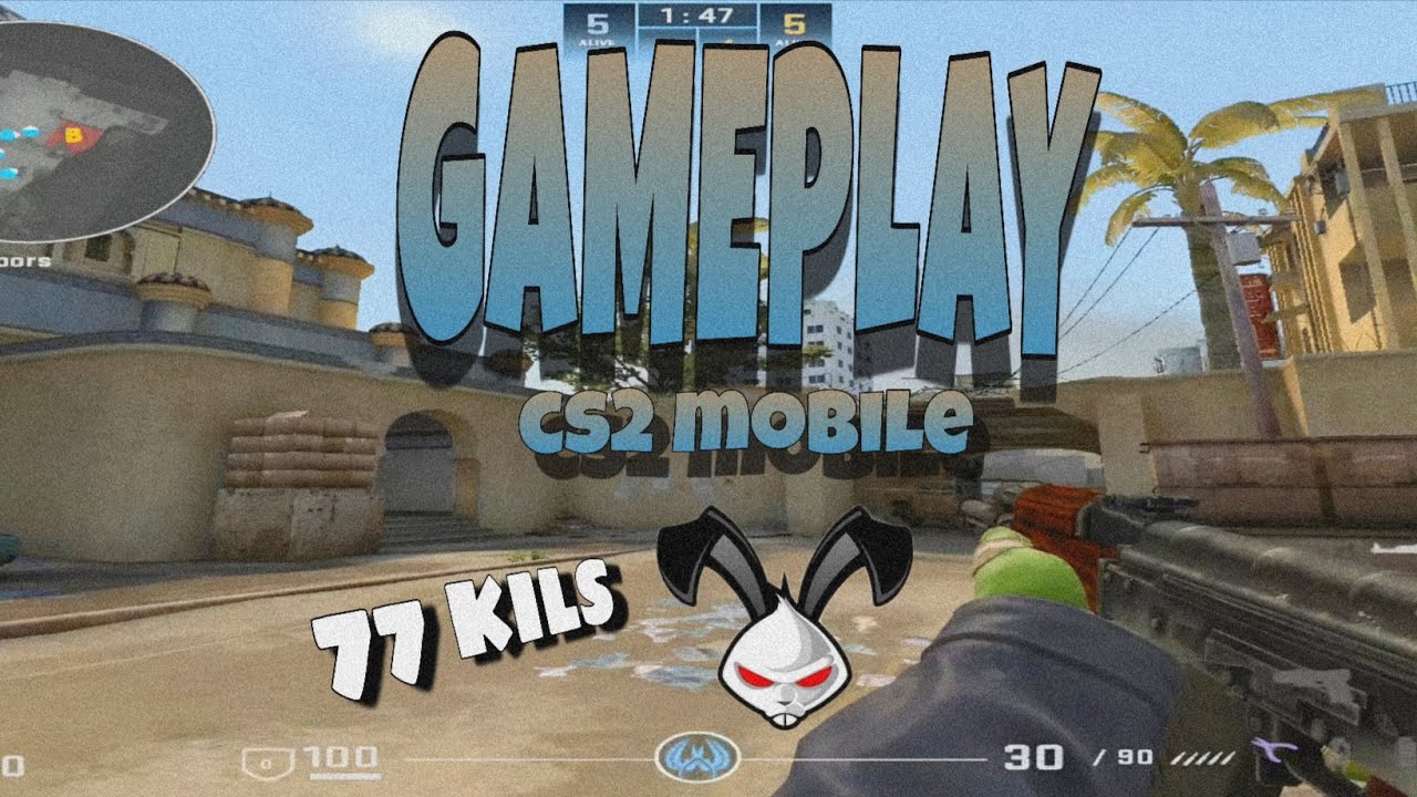 CS2 MOBILE GAMEPLAY MODE COMPETITIVE BOT CRAZ* AIM 🥶🥶❤️‍🔥