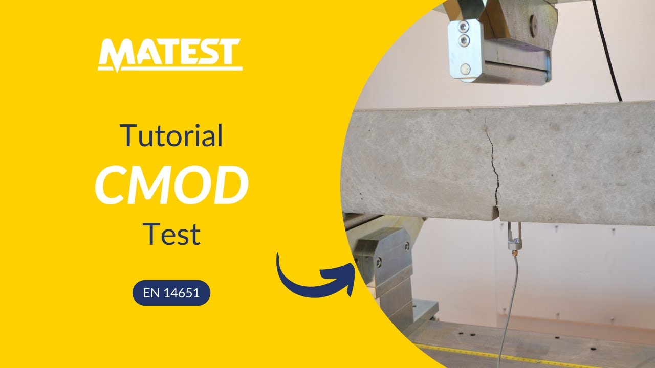How to Perform a CMOD Test on FRC Beams | EN 14651