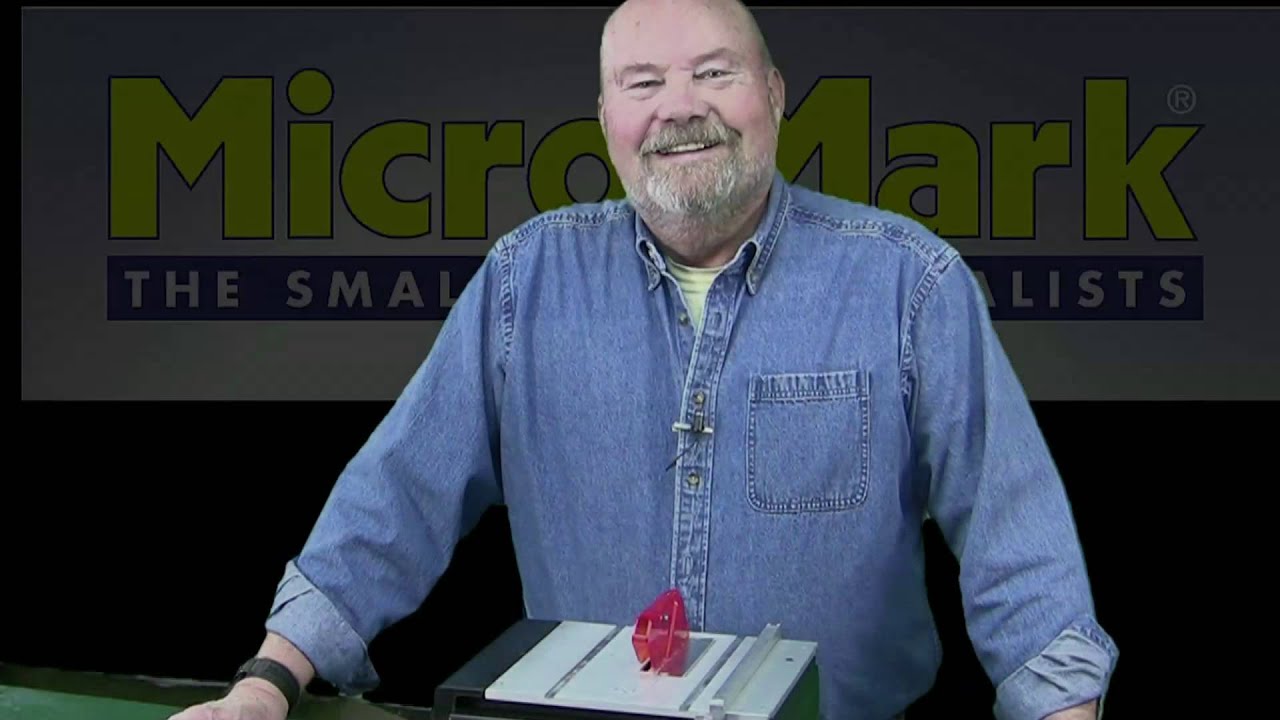 How to use Micro-Mark #80463 MicroLux Mini Tilting Arbor Table Saw