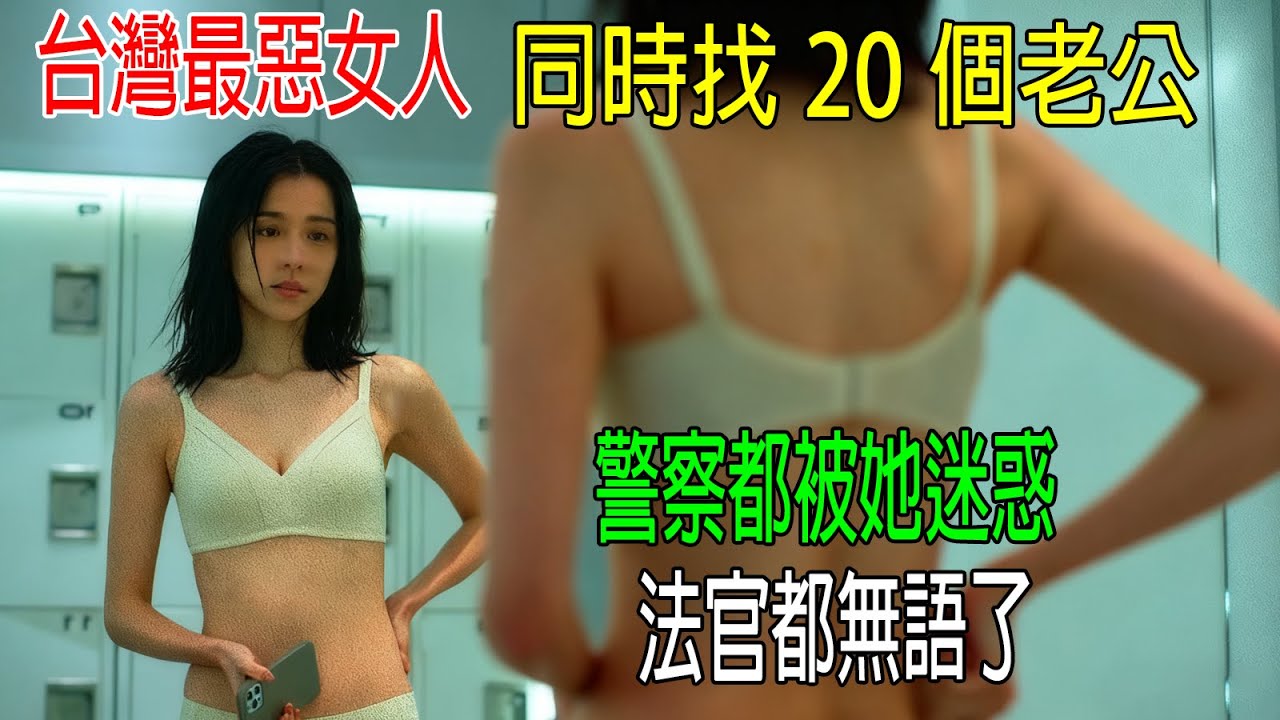 台灣最惡女子，同時找20個老公，警察都被她迷惑，法官都無語了