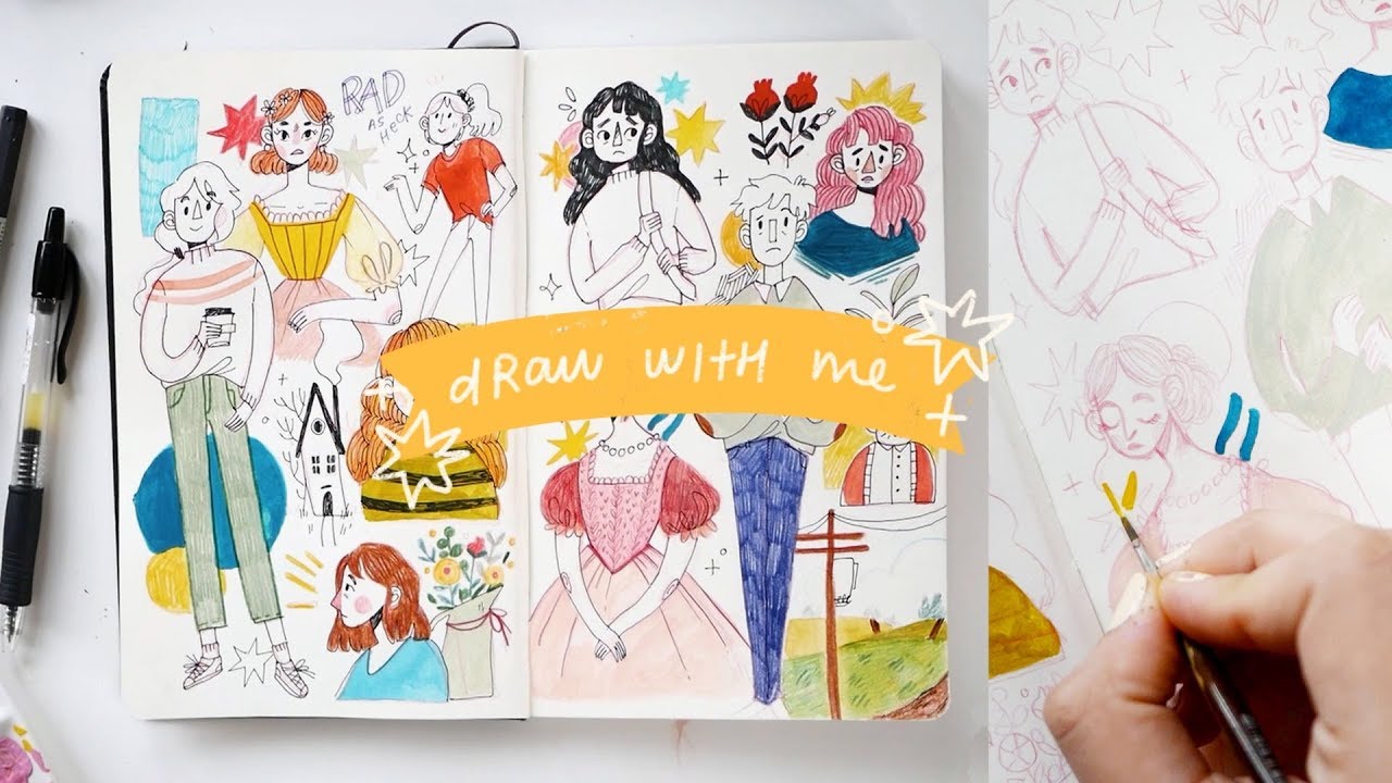 draw with me ☼ sketchbook edition!