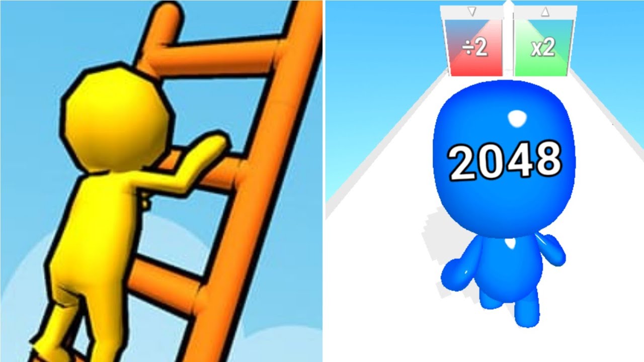 Looking good 🥈🎖️ leader master Vs Man Run 2048 Android ios gameplay adventure walkthrough max 🔥🔥