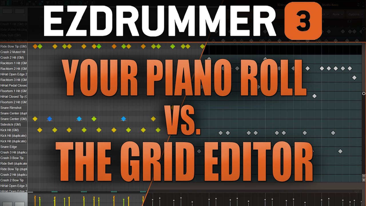 EZDrummer 3's Grid Editor vs. your DAW's Piano Roll | Which is better for you?