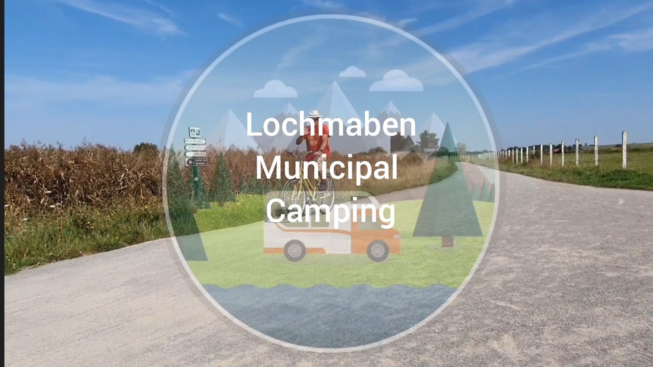 Lochmaben, Kirk Loch Municipal camping. Scotland ecosse
