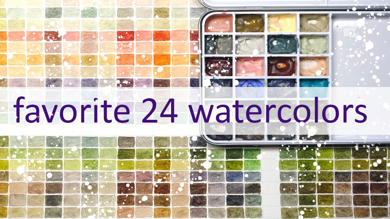 24 Favorite Colors in Watercolor | A New Color Palette