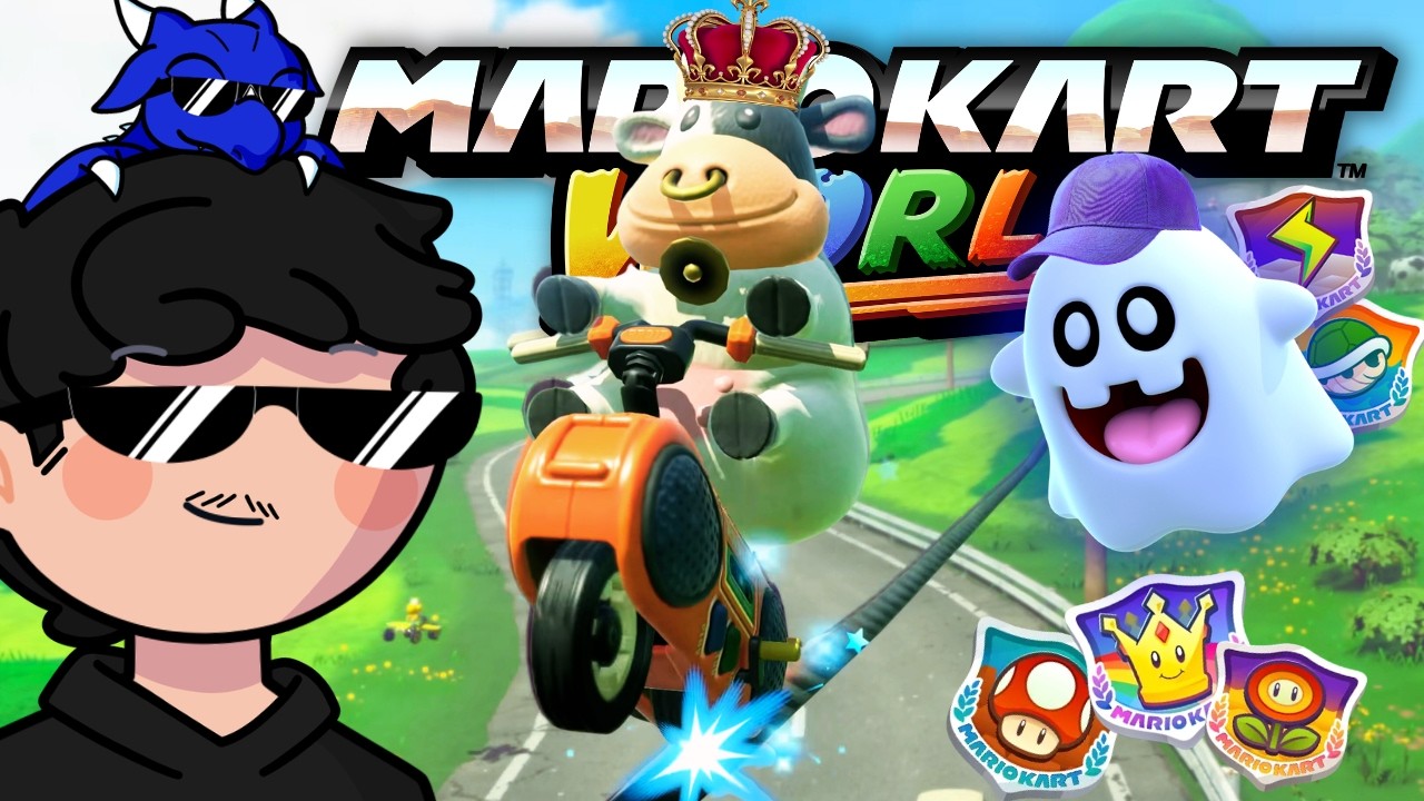 En route pour devenir la GOAT des vaches !! 🐮 | Live : Mario Kart World (ft. Lucygmd)