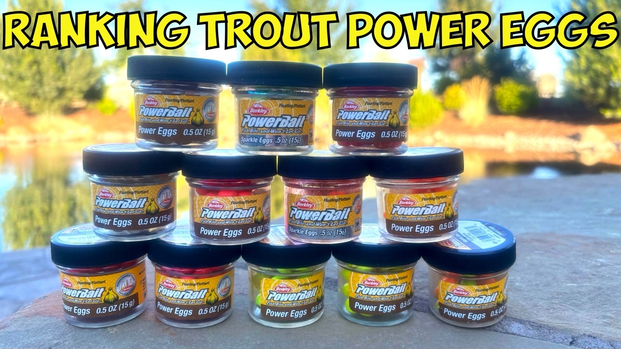 RANKING Every Berkley Trout POWER EGG COLOR (You MUST Fish with #1)