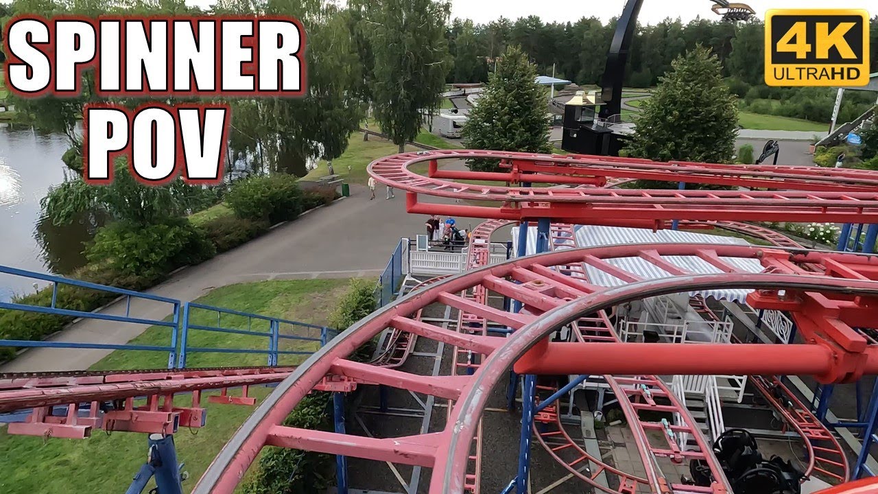 Spinner POV (4K 60FPS), Skara Sommarland Maurer Spinning Coaster | Non-Copyright