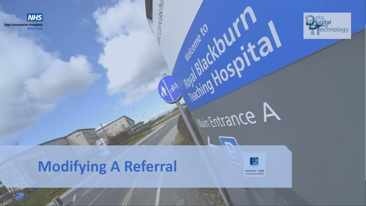 Revenue Cycle - Modifying a Outpatient Referral