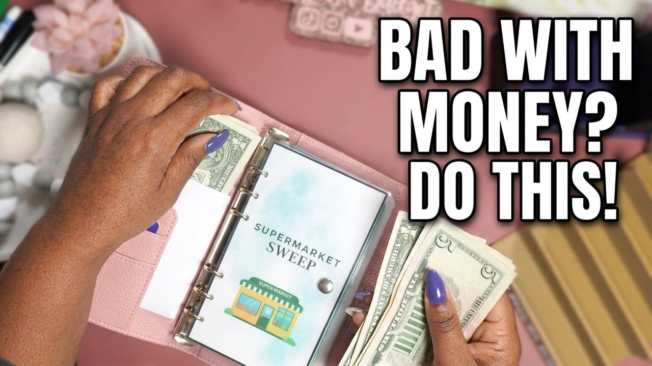 Building Savings When You're Bad With Money (This Actually Works) #cashstuffingcommunity #budgeting