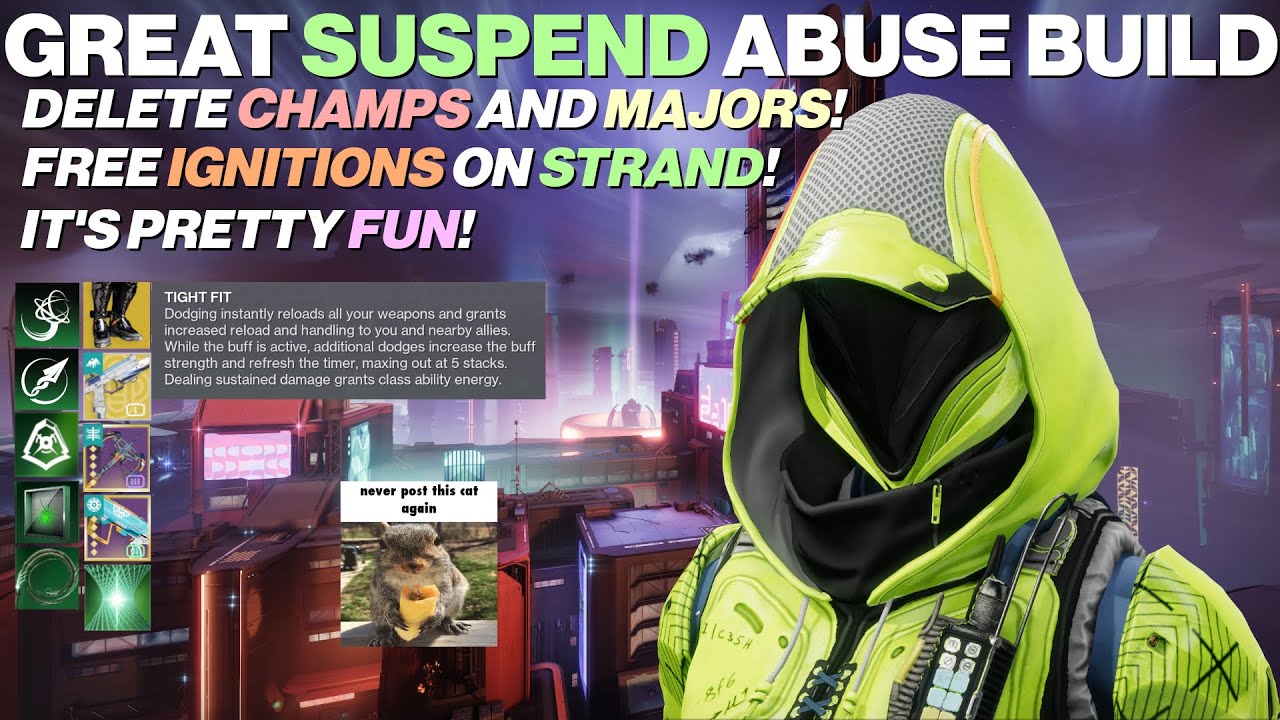 A Perfect and Fun Suspend Abuse Build | Strand | Speedloader |