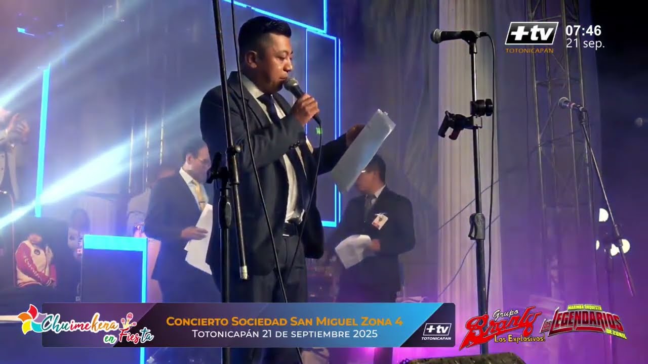 Concierto Grupo Branly y Los Legendarios de Zunil Feria de Totonicapán 2025