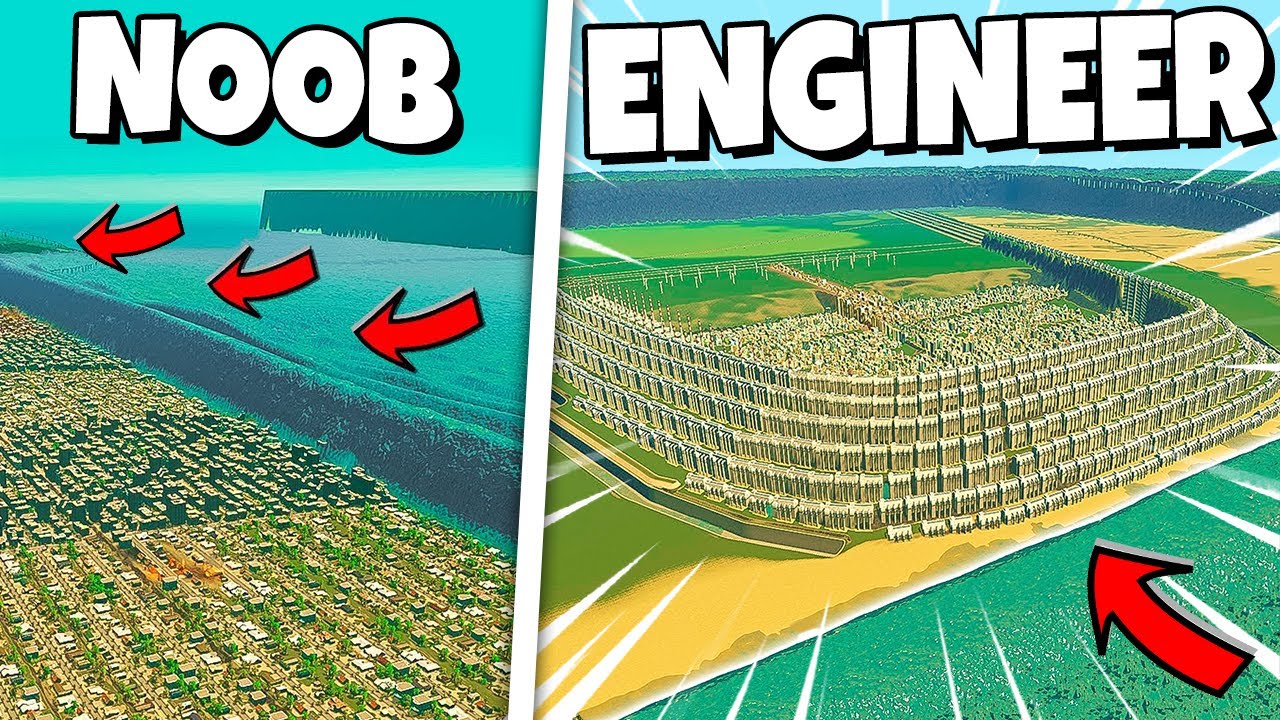 Stopping tsunamis with IMPOSSIBLE ENGINEERING in Cities Skylines!