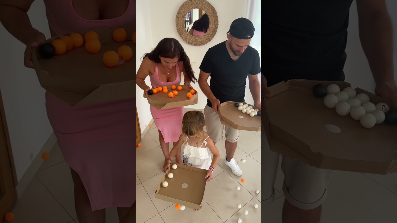 Un jeu simple et gratuit à faire en famille ❤️ #jeu #fun #challenge