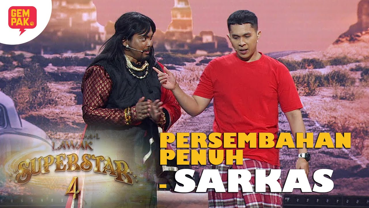 PERSEMBAHAN PENUH SARKAS MINGGU 1 | MUZIKAL LAWAK SUPERSTAR 4
