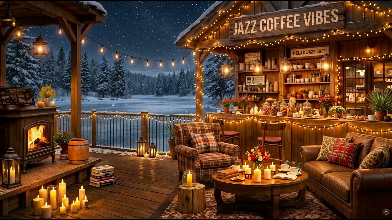 Smooth Snow Coffee Study Piano ☕ Jazz Relax Sounds