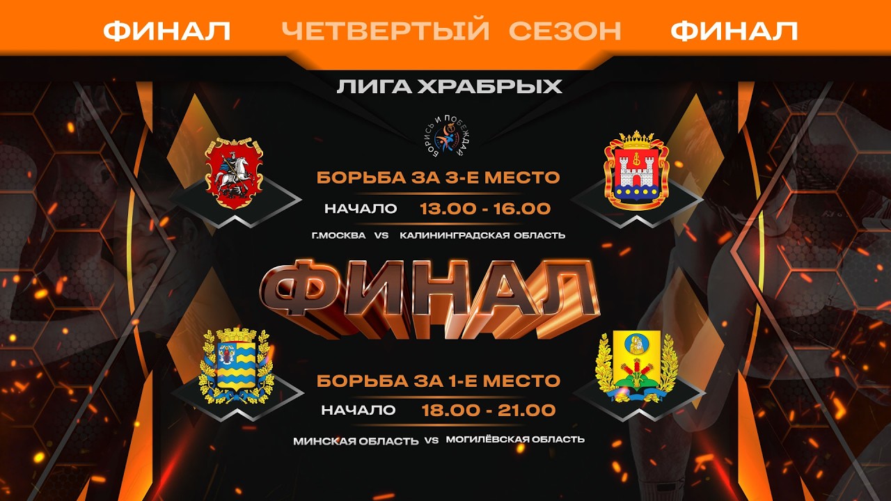 28.02.2026. Лига Храбрых. За 3-е место. г.Москва - Калининградская обл.