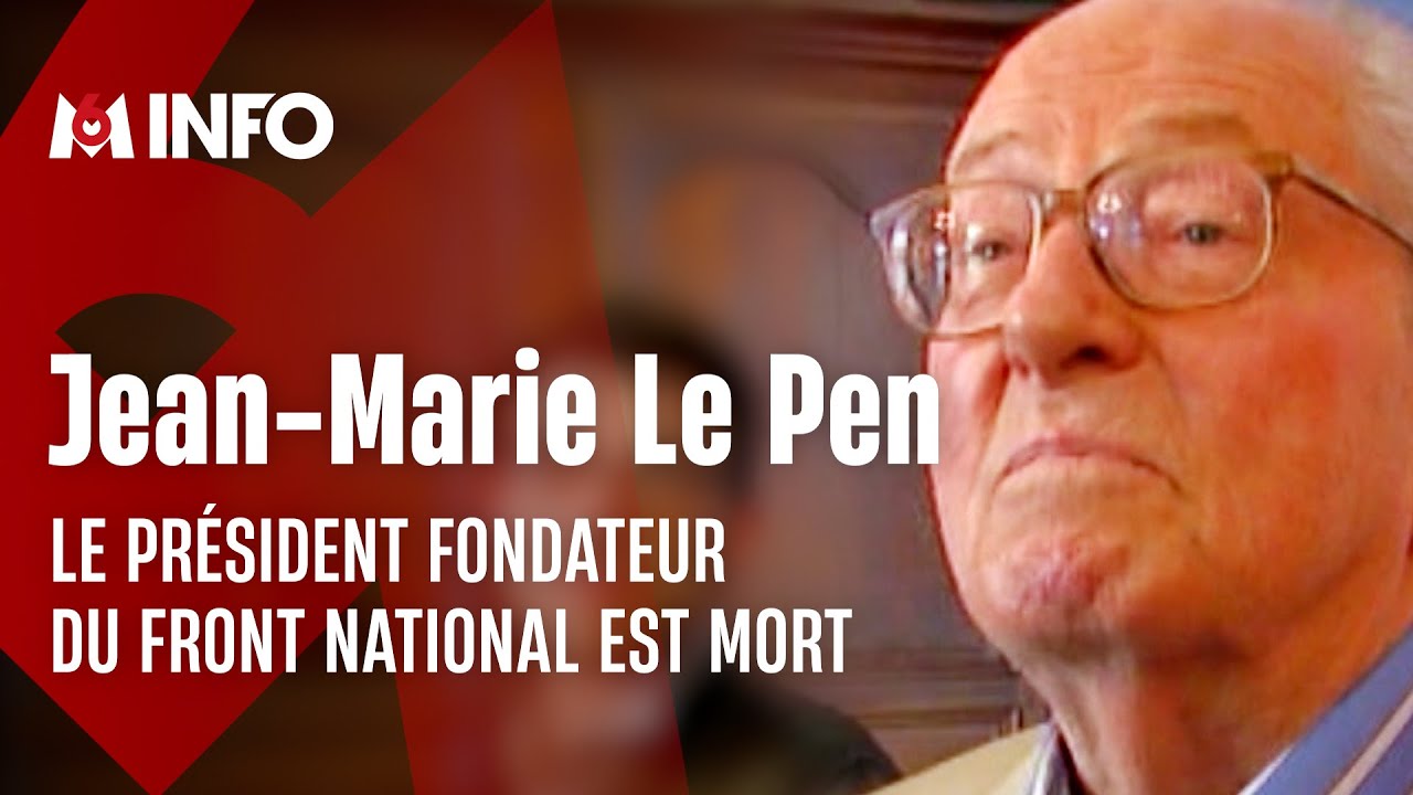 Jean-Marie Le Pen est mort à l’âge de 96 ans