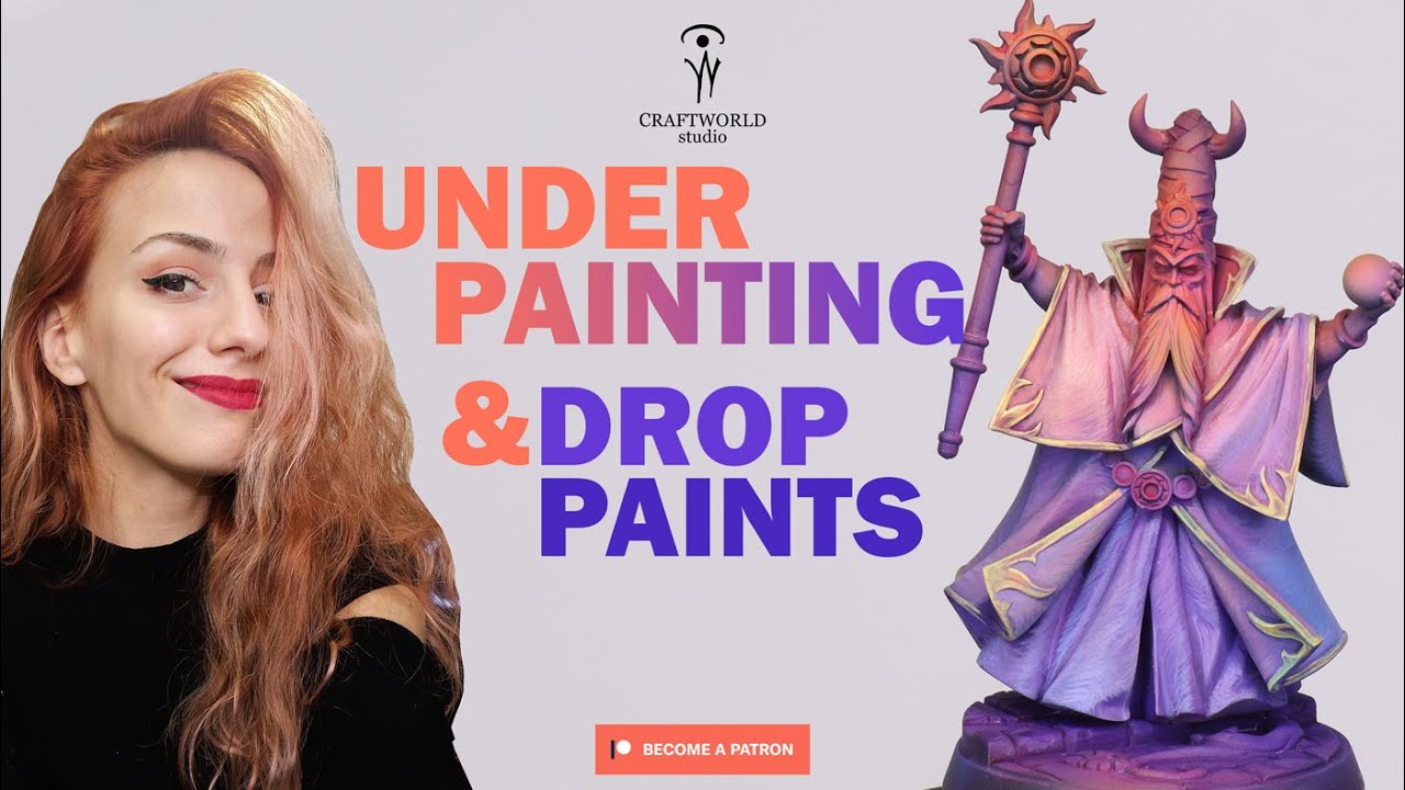 UNDERPAINTING MINIS & DROP PAINTS - Miniature Painting
