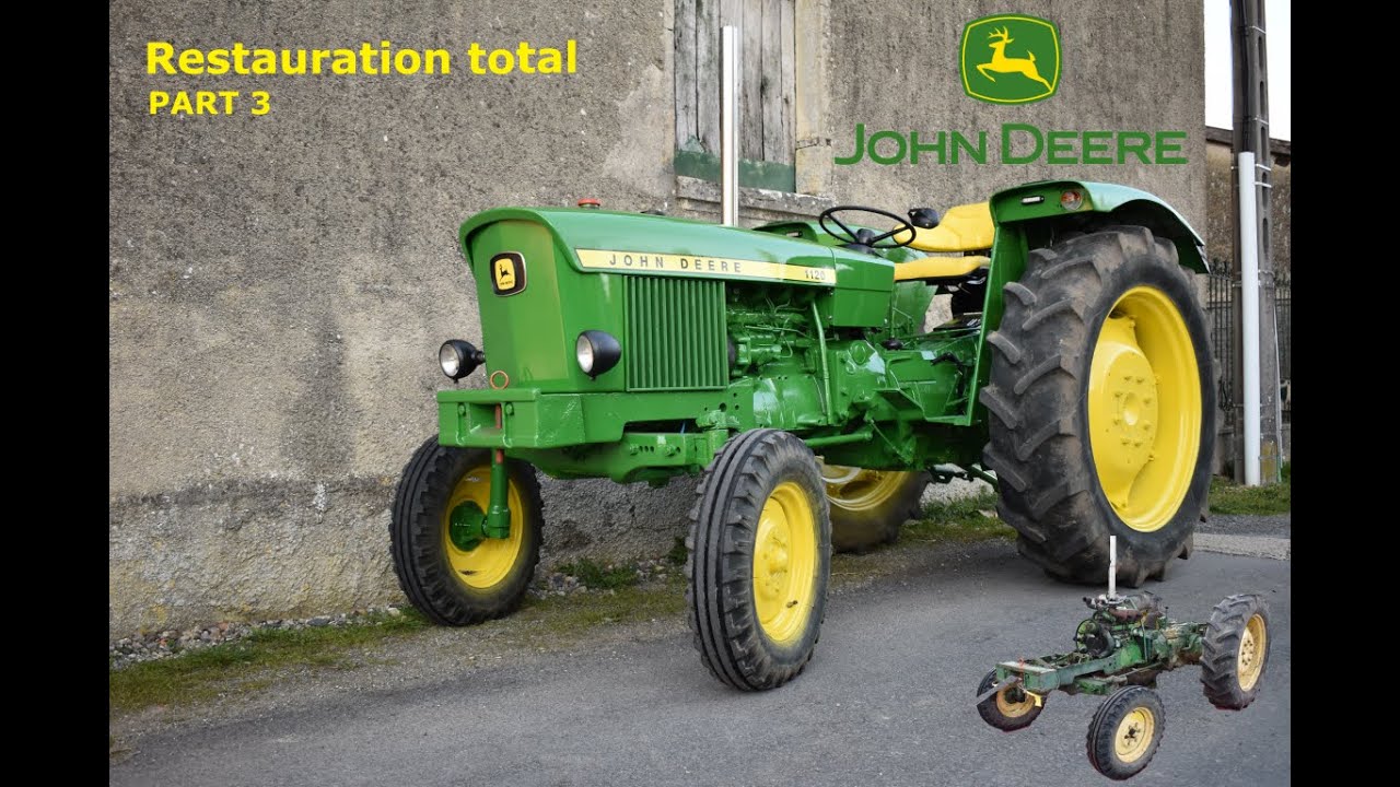 Restauration du JOHN DEERE : démontage du tracteur / Part 4