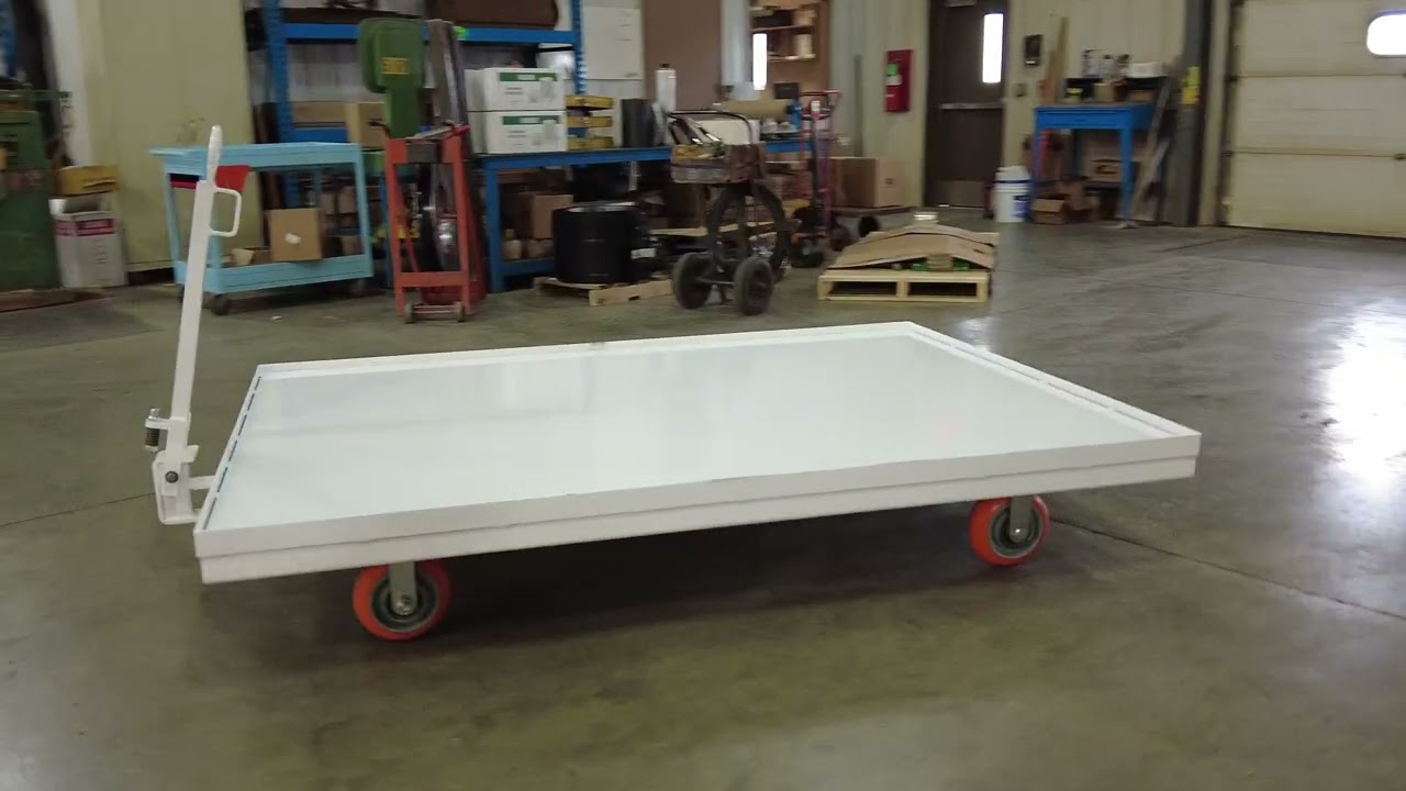 60x84 Link Caster Steer Cart | 3000 lb Capacity | Nutting Z53001074