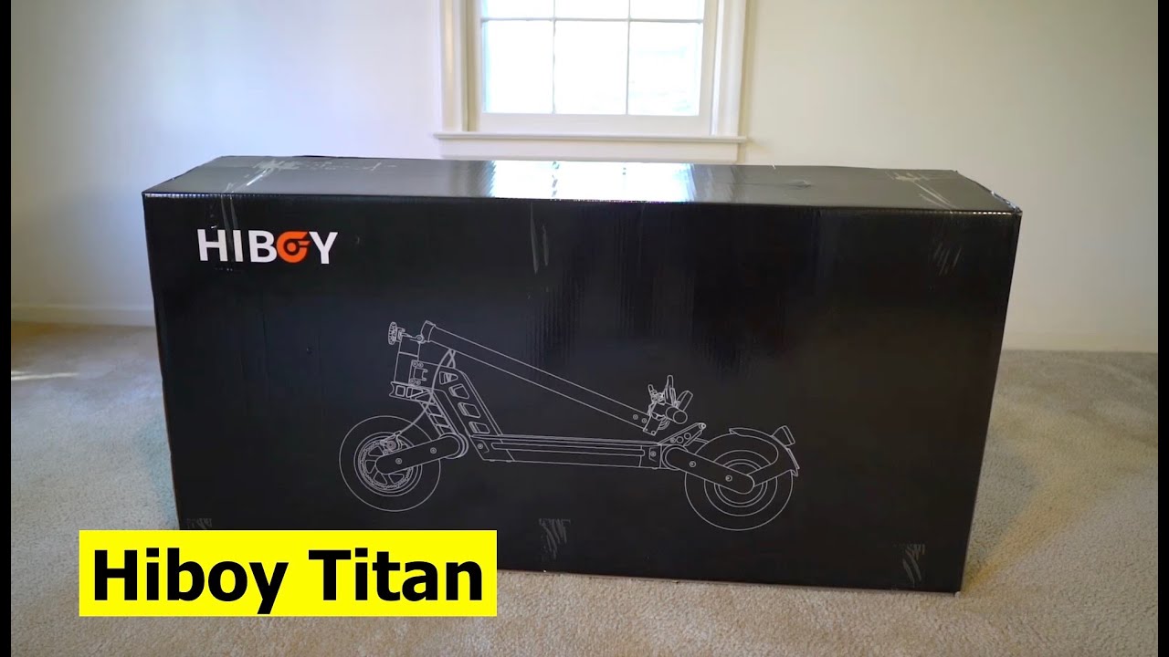 Hiboy Titan Electric Scooter Unboxing & Assembly