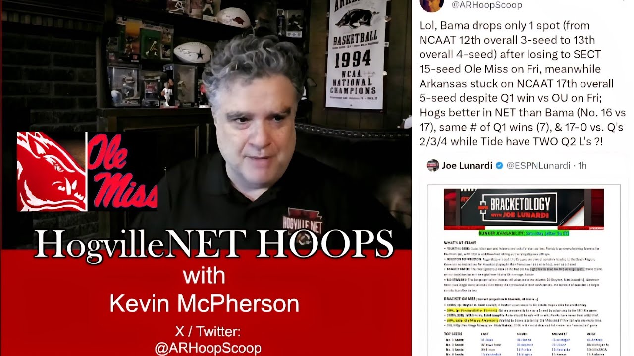 HogvilleNET HOOPS RECRUITING INTEL + Arkansas-Ole Miss SECT POST-gm w/Kevin McPherson (SAT 3/14/26)!