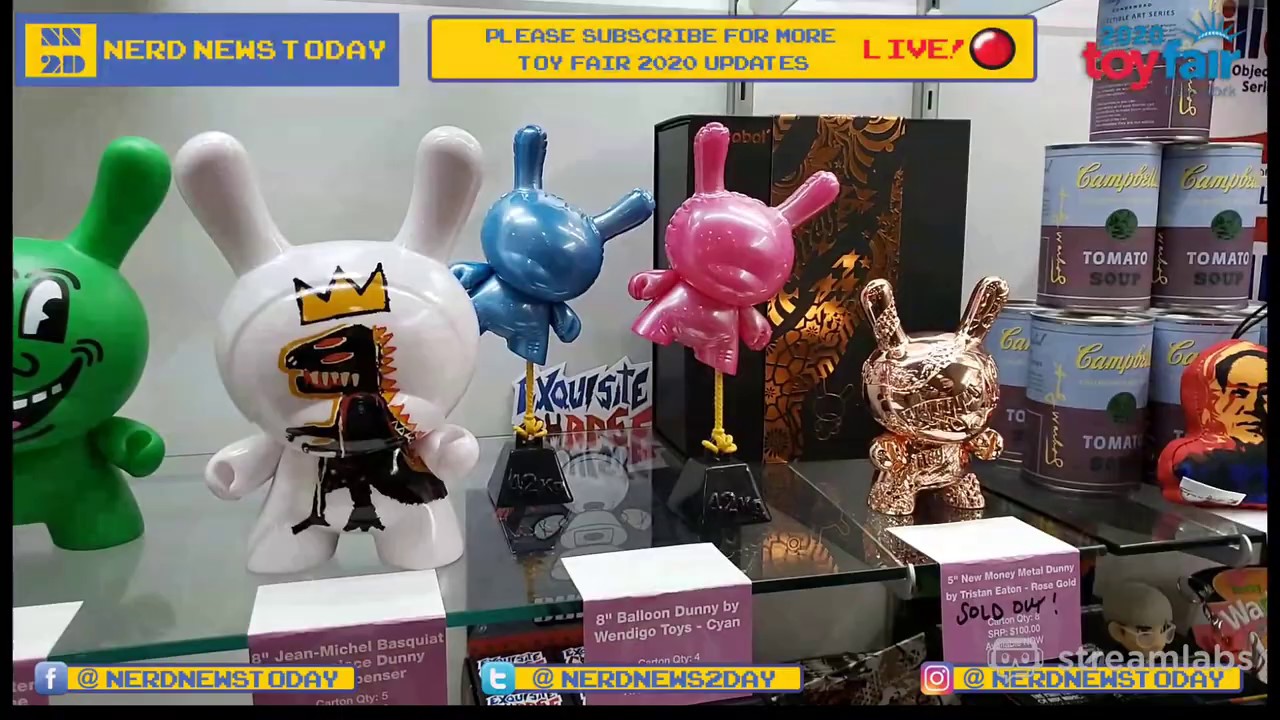 Kidrobot Tour With Kozik - LIVE AT TOY FAIR 2020