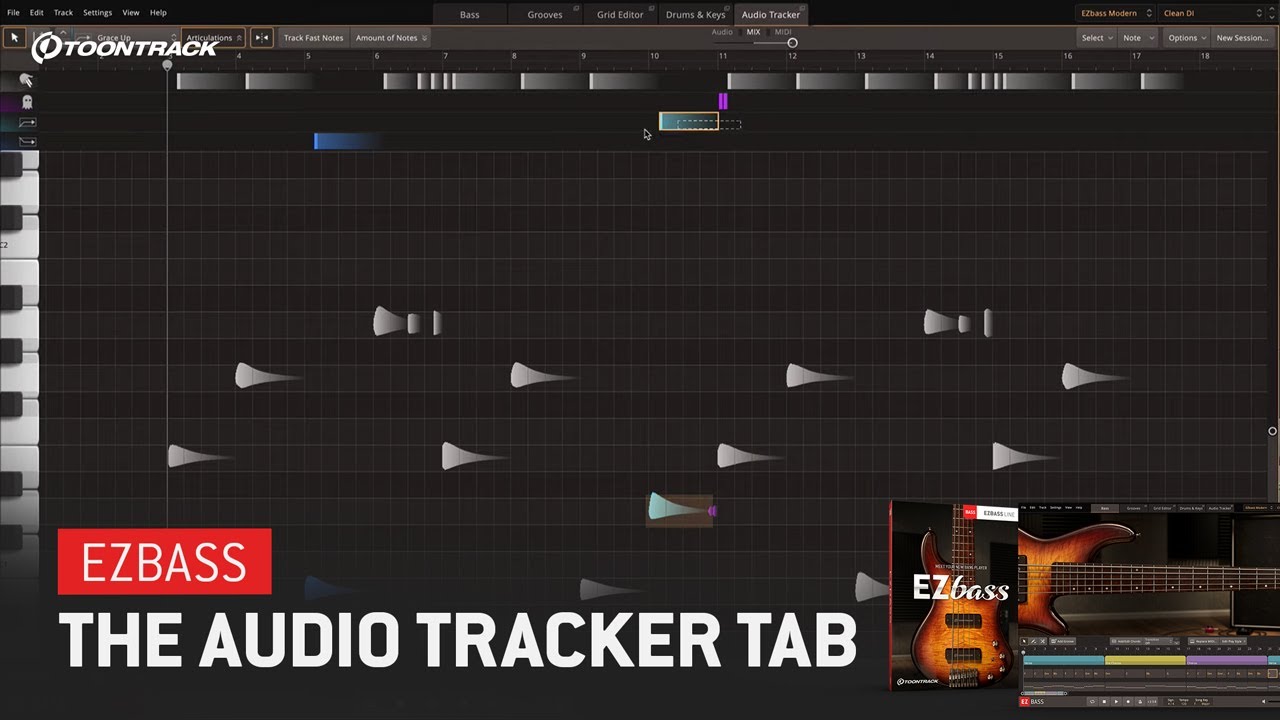 EZbass – The Audio Tracker Tab