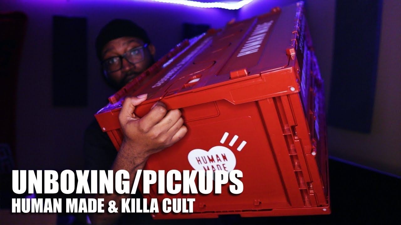 Unboxing/Pickups: From ❤️彡Human Made❤️彡 & 💀Killa Cult💀 / This 74L crate is HUGE!