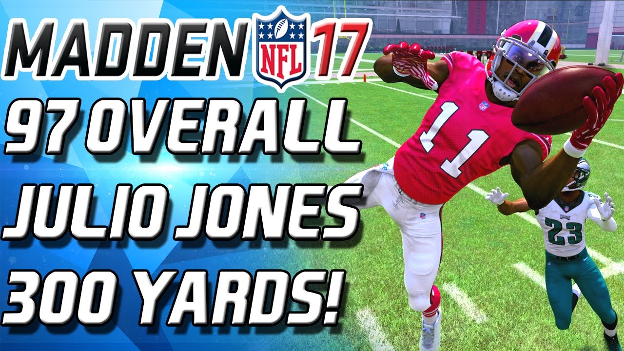 300 YARDS! JULIO JONES INSANE PERFORMANCE! - Madden 17 Ranked Match